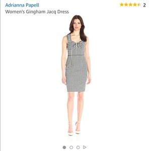 Adrianna Papell Black & White Sheath, NWT